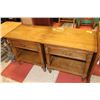 Image 1 : LOT OF 2 WOODEN BEDSIDE TABLES