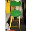 Image 1 : JUNIOR METAL SHOP STOOL - JOHN DEER GREEN &