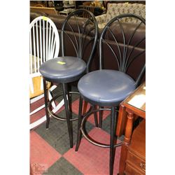 PAIR OF BAR STOOLS