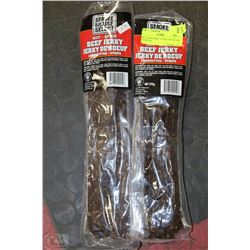 HOT BEEF JERKY 2 PACK 540 GRAMS OVER 1LB