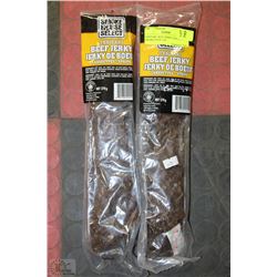 TERIYAKI  BEEF JERKY 2 PACK 540 GRAMS OVER 1LB