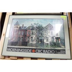 MORNINGSIDE CBC RADIO PETER GZOWSKI FRAMED