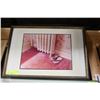 Image 1 : FRAMED PICTURE OF SLIPPERS 24"X18"