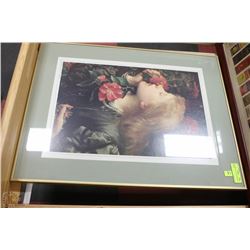 "CHOOSING" BY GF WATTS FRAMED PICTURE