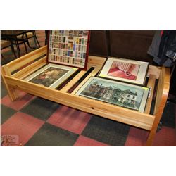 SINGLE PINE BEDFRAME