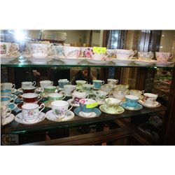 ESTATE COLLECTION OF 28 ASSORTED ENGLISH CUP AND