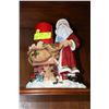 Image 1 : SANTA BY CHIMNEY W/CANDLE FIGURINE