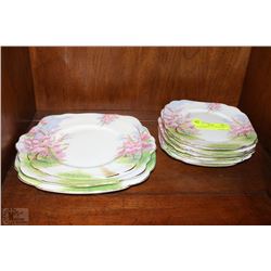 ROYAL ALBERT "BLOSSOM TIME" PLATE SET
