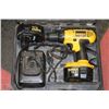 Image 1 : DEWALT 14.4V DRILL IN CASE WITH 2 BATTERIES &