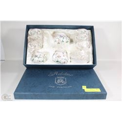 NEW IN PACKAGE ADELINE FINE PORCELAIN TEA SET IN
