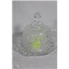 Image 1 : ROUND CRYSTAL BUTTER DISH