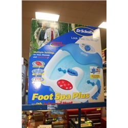 NEW IN BOX DR. SCHOLL'S DR6621 FOOT SPA PLUS
