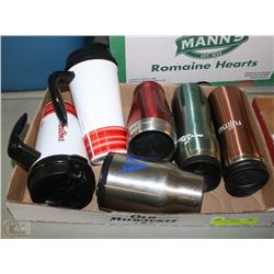 FLAT OF TRAVEL MUGS