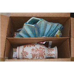 LOT OF TWO DECORATIVE VASES