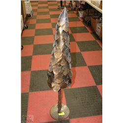 CHRISTMAS TREE MADE OF LEAVES