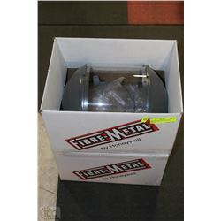 2 NEW FIBERGLASS FULL FACE SHIELDS