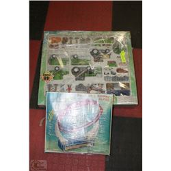 BATTERY OPERATED LUNAR LOOP AND 48PC FARM WORLD