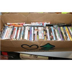 LOT OF 50 DVD'S (GODFATHER, EDDIE MURPHY, ETC.)