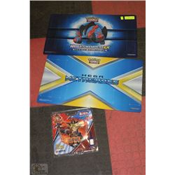 PAIR OF POKEMON COLLECTIBLE TRADING CARD PLAYMATS