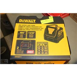 NEW DEWALT 360° CROSS LINE LASER IN CASE