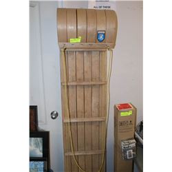 TORPEDO 6'  WOODEN LONG TOBOGGAN