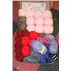 Image 1 : 2 BOXES OF NEW WOOL ROLLS AND 1 NEEDLEPOINT KIT