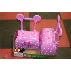 LOT OF 2 DISNEY MICKEY MOUSE PET CARRIER SET