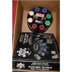 ELECTRONIC TEXAS HOLD EM POKER GAME AND POKER