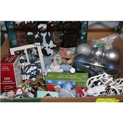 BOX W/STAINED GLASS WALL DECOR, TREE