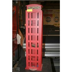 ENGLISH TELEPHONE BOOTH CD RACK