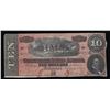 Image 1 : 1864 $10 The Confederate States of America Note