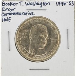 1946-S Booker T. Washington Commemorative Half Dollar Coin ERROR