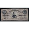 Image 1 : 1864 $50 The Confederate States of America Note