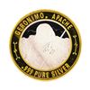 Image 2 : .999 Silver Black Hills Deadwood, SD $10 Casino Limited Edition Gaming Token