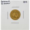 Image 1 : 1873 Denmark 10 Kroner Gold Coin