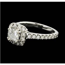 14KT White Gold 1.54ctw Diamond Ring