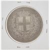 Image 2 : 1876 Italy 5 Lira Silver Coin