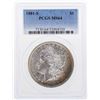 Image 1 : 1881-S $1 Morgan Silver Dollar Coin PCGS MS64 Great Toning