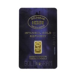 1 Gram Istanbul Gold Refinery Card