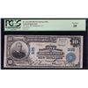 Image 1 : 1902 $10 The First National Bank of Bridgeport Connecticut Note PCGS VF20