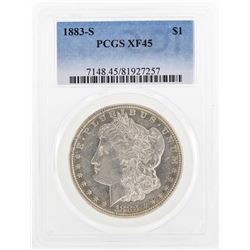 1883-S $1 Morgan Silver Dollar Coin PCGS XF45