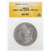 Image 1 : 1893 $1 Morgan Silver Dollar Coin ANACS AU 50