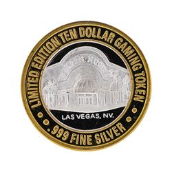 .999 Silver Golden Nugget Las Vegas $10 Casino Gaming Token Limited Edition