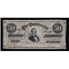 Image 1 : 1864 $50 The Confederate States of America Note
