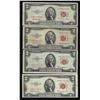 Image 1 : Lot of (4) 1953/A/B/C $2 Legal Tender Notes