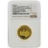 Image 1 : 1990 10g Germany Gold Hamburg Sister City Dresden Medal NGC Graded PF68 Ultra Ca