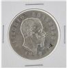 Image 1 : 1877 Italy 5 Lira Silver Coin