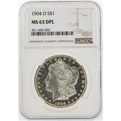 1904-O $1 Morgan Silver Dollar Coin NGC MS63DPL