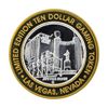 Image 1 : .999 Silver Las Vegas Club $10 Casino Gaming Token Limited Edition