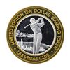 Image 2 : .999 Silver Las Vegas Club $10 Casino Gaming Token Limited Edition